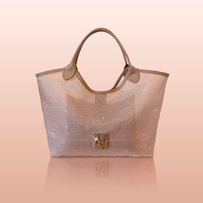 VG Sapore di Sale - Shopper mare oro rosa