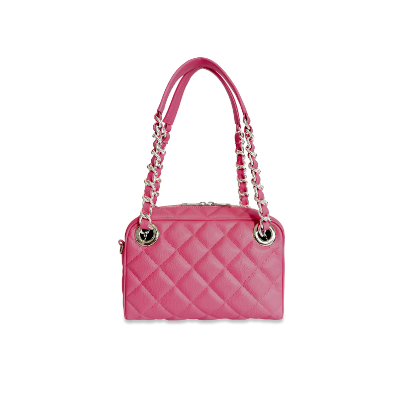 VG VALENTINE BONHEUR PICCOLA - Borsa a spalla fragola & cristalli boreali