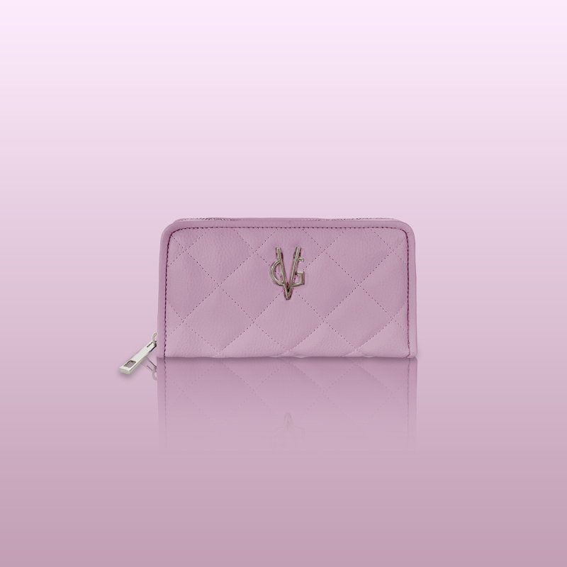 VG Portafoglio trapuntato lavanda