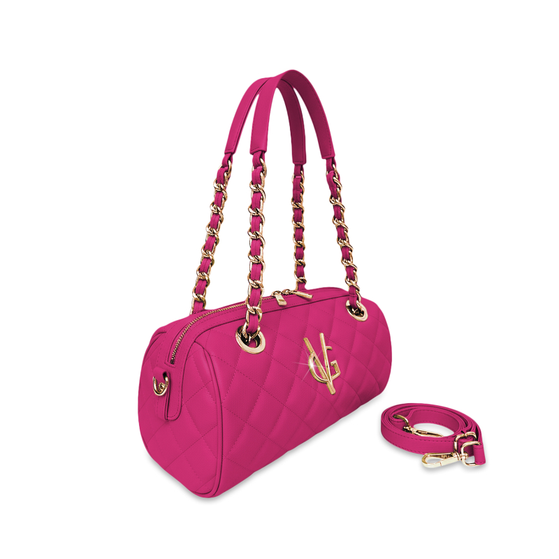 VG Borsa Bowling trapuntata fuxia