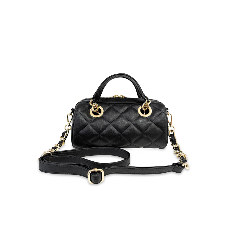 VG Borsa Mini Bowling trapuntata nera