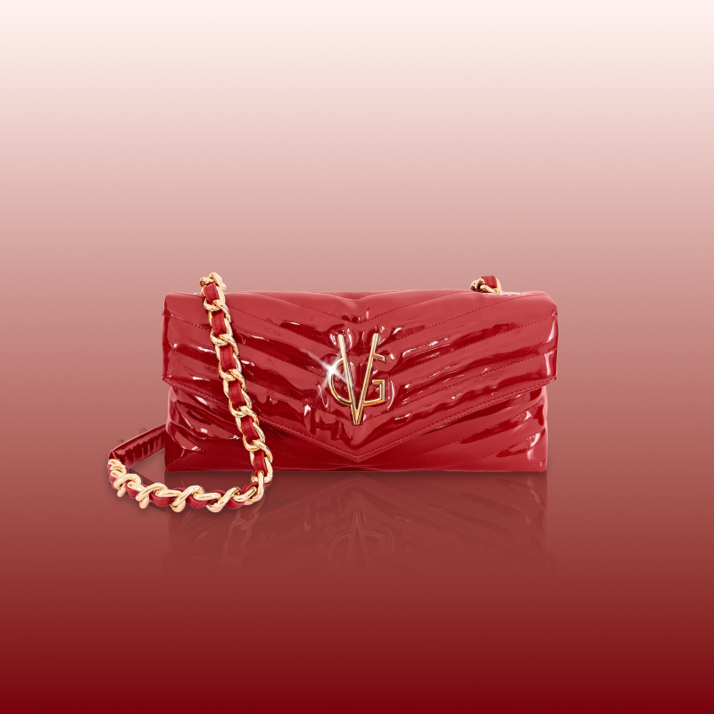 VG VBAG -Baguette lucida True Red Chevron