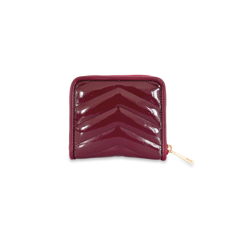 VG Portafoglio quadrato lucido Red Cherry Chevron