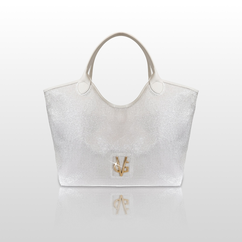VG Sapore di Sale - Shopper mare bianco conchiglia