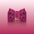 VG  Borsa a tracolla fuxia con rouches & borchie