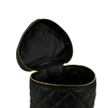VG Beauty case a cuore trapuntato nero