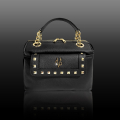 Wonderful Christmas -  Bauletto saffiano medio nero