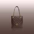 VG City  Shopper trapuntata cioccolato