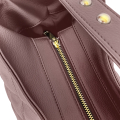 VG  Shopper bag trapuntata cioccolato & borchie