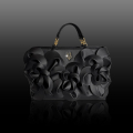 VG Borsa Camelia grande nero couture
