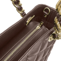 VG City  Shopper trapuntata cioccolato