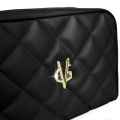 FIRST LOVE COLLECTION - Beauty case trapuntato nero