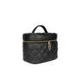 VG black quilted beauty-case