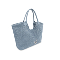 VG Shopper  rafia celeste