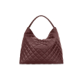 VG  Shopper bag trapuntata cioccolato & borchie