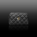 FIRST LOVE COLLECTION - Beauty case trapuntato nero