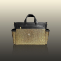 Wonderful Christmas - Borsa passeggino glitter gold