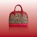 Wonderful Christmas -  Bugatti grande rossa saffiano & leopardo