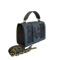VG borsa a mano piccola grigia & glitter grigio