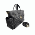 FIRST LOVE COLLECTION - Borsa passeggino trapuntata nera