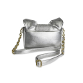 VG WHITE CHRISTMAS - Borsa fiocco argento & cristalli