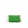 VG mini quilted  green shoulder bag