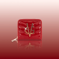VG Portafoglio quadrato lucido True Red Chevron