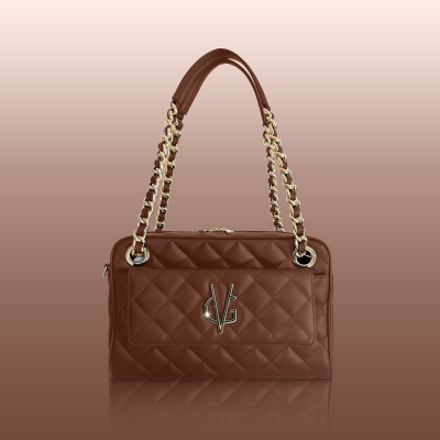 VG VALENTINE BONHEUR GRANDE - Borsa a spalla  cuoio