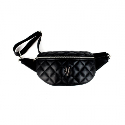 VG black quilted pouch