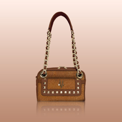 VG Valentine Bonheur piccola - Borsa a spalla cuoio & cristalli