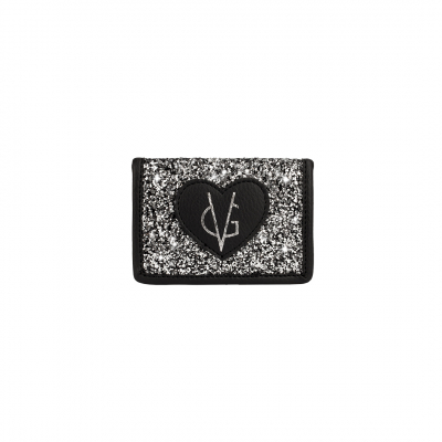 ❤️VG Low Cost-Too Chic black & glitter salt and pepper card holder