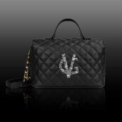 VG borsa bauletto nero grande