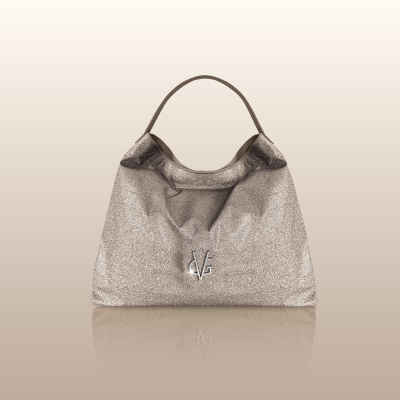 VG MIRAGE COLLECTION - Shopper bag oro champagne