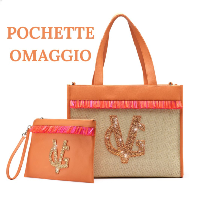 ❤️ PREORDINA ORA VG SUMMER EDITION - Set borsa mare & pochette arancio OMAGGIO