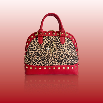 Wonderful Christmas -  Bugatti grande rossa saffiano & leopardo