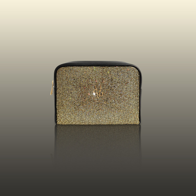 Wonderful Christmas -  Beauty case glitter gold