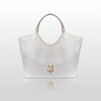VG Sapore di Sale - Shopper mare bianco conchiglia
