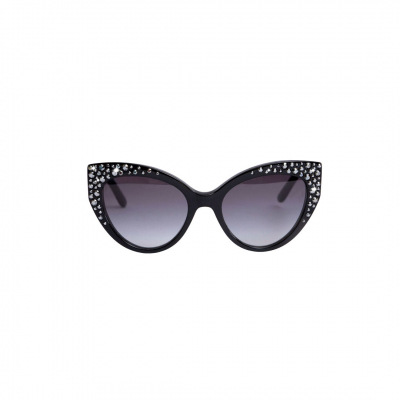❤️VG swarovski black sunglasses